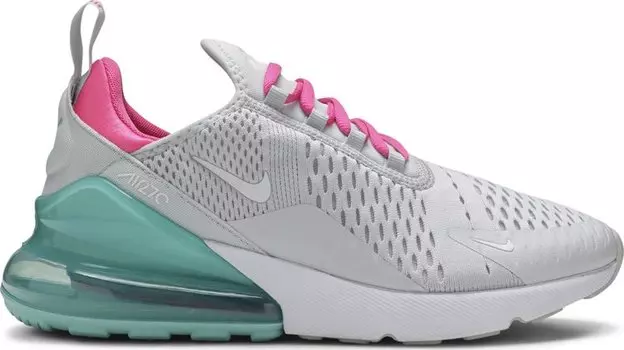 Кроссовки Nike Wmns Air Max 270 'South Beach', серебряный