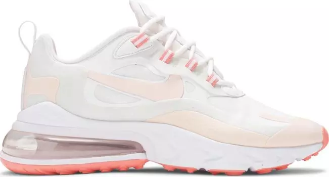Кроссовки Nike Wmns Air Max 270 React 'Crimson Tint', белый