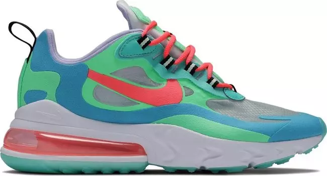 Кроссовки Nike Wmns Air Max 270 React 'Electro Green Lagoon', зеленый