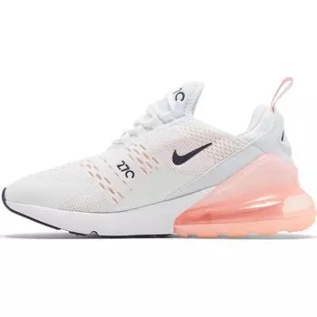 Кроссовки Nike Wmns Air Max 270 White Bleached Coral, белый/коралловый