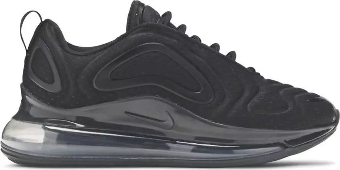 Кроссовки Nike Wmns Air Max 720 'Black Jersey Mesh', черный