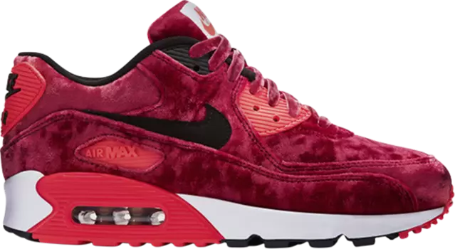 Кроссовки Nike Wmns Air Max 90 Anniversary 'Infrared Velvet', красный