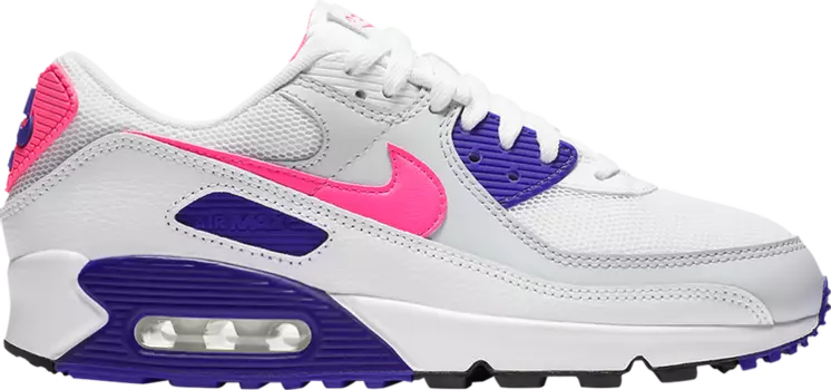 Кроссовки Nike Wmns Air Max 90 'Concord Purple', белый