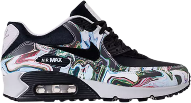 Кроссовки Nike Wmns Air Max 90 'Marble Dye', многоцветный