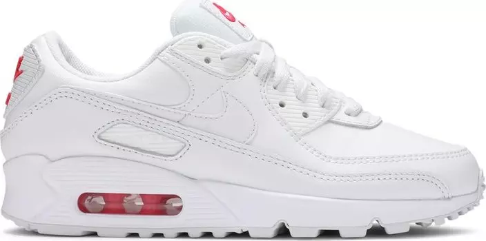 Кроссовки Nike Wmns Air Max 90 'Sail Red', белый