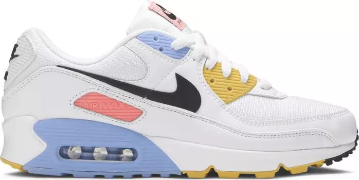 Кроссовки Nike Wmns Air Max 90 'Solar Flare', белый