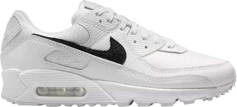 Кроссовки Nike Wmns Air Max 90 'White Snakeskin', белый