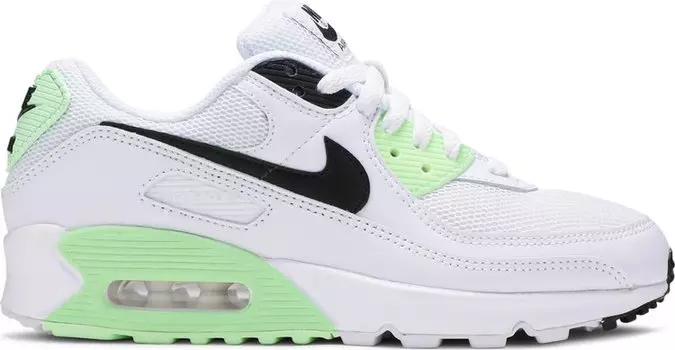 Кроссовки Nike Wmns Air Max 90 'White Vapor Green', белый