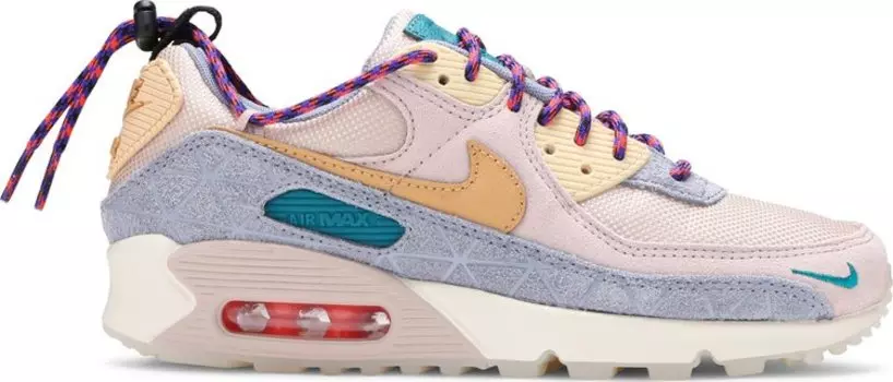 Кроссовки Nike Wmns Air Max 90 SE 'Fossil Stone Ashen Slate', загар