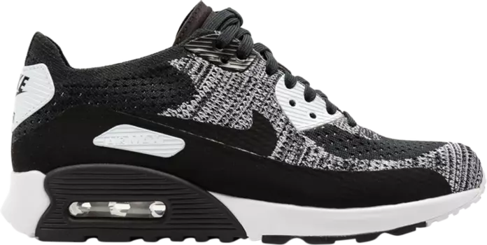 Кроссовки Nike Wmns Air Max 90 Ultra 2.0 Flyknit 'Black', черный