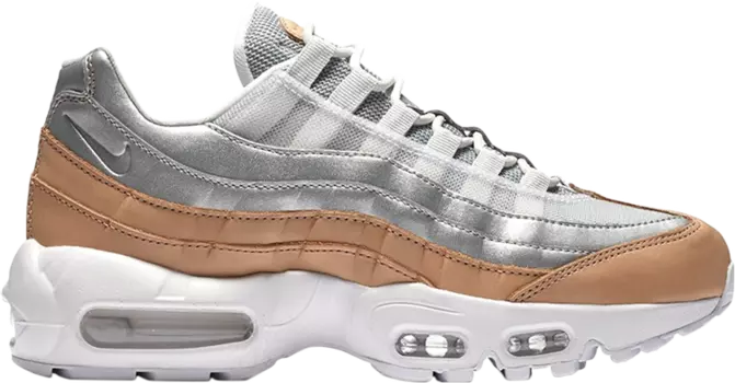Кроссовки Nike Wmns Air Max 95 SE 'Pure Platinum', серебряный