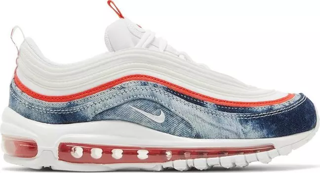 Кроссовки Nike Wmns Air Max 97 'Washed Denim', белый