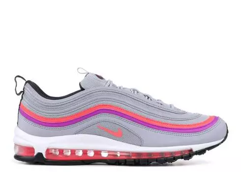 Кроссовки Nike WMNS AIR MAX 97 'PINK PURPLE STRIPE', серый