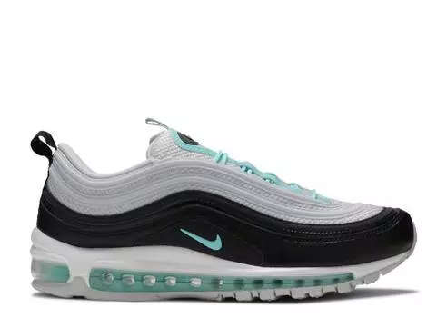 Кроссовки Nike WMNS AIR MAX 97 'PLATINUM AURORA GREEN', платиновый