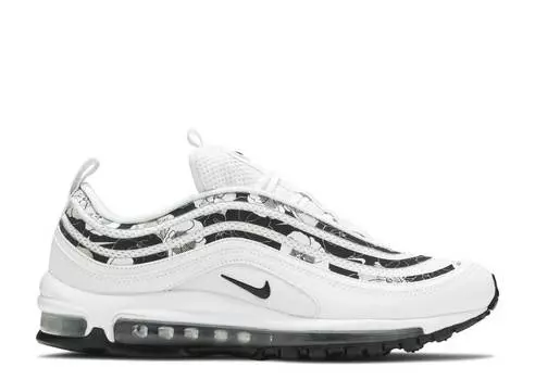 Кроссовки Nike WMNS AIR MAX 97 SE 'WHITE FLORAL', белый
