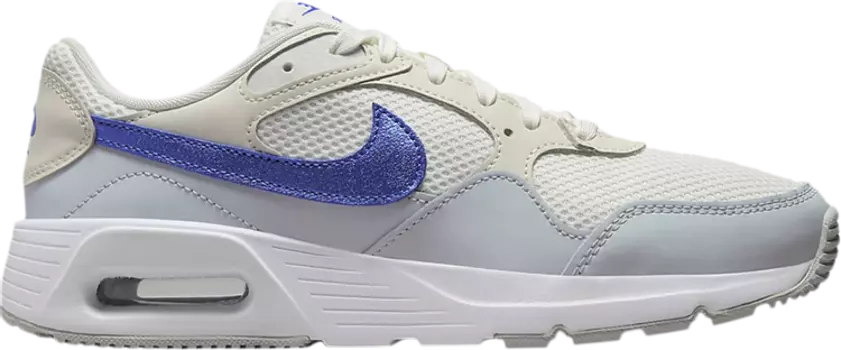 Кроссовки Nike Wmns Air Max SC 'White Metallic Blue', белый