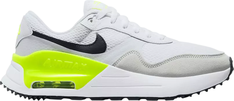 Кроссовки Nike Wmns Air Max SYSTM 'White Black Volt', белый