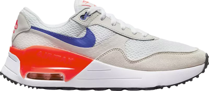 Кроссовки Nike Wmns Air Max SYSTM 'White Bright Crimson Lapis', белый