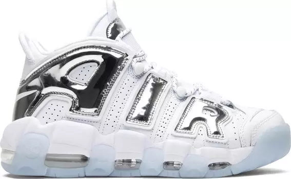 Кроссовки Nike Wmns Air More Uptempo 'Chrome', белый
