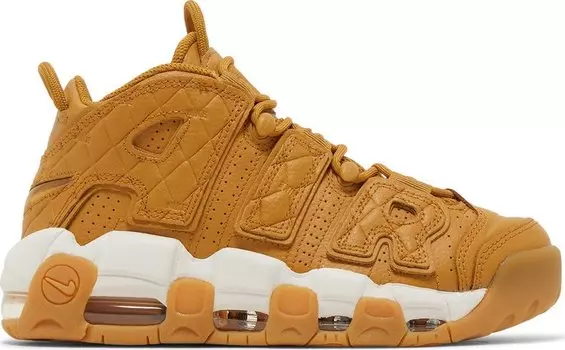 Кроссовки Nike Wmns Air More Uptempo 'Quilted Wheat', коричневый