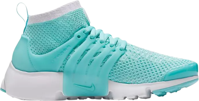 Кроссовки Nike Wmns Air Presto Ultra Flyknit ' Hyper Turquoise', зеленый