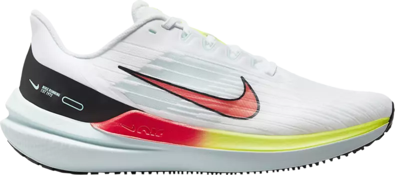 Кроссовки Nike Wmns Air Winflo 9 'White Bright Crimson', белый