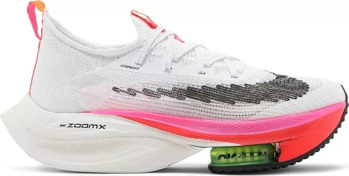 Кроссовки Nike Wmns Air Zoom Alphafly NEXT% Flyknit 'Rawdacious', белый