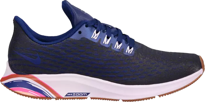 Кроссовки Nike Wmns Air Zoom Pegasus 35 Premium 'Blue Void', синий