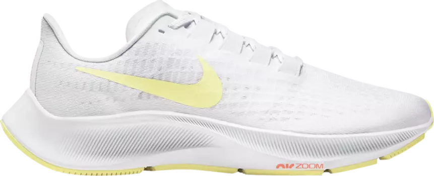 Кроссовки Nike Wmns Air Zoom Pegasus 37 'White Light Zitron', белый
