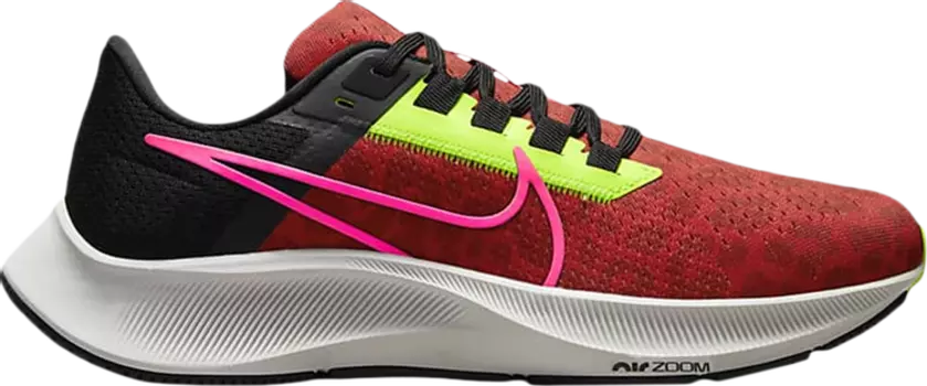 Кроссовки Nike Wmns Air Zoom Pegasus 38 'Chile Red Hyper Pink', красный
