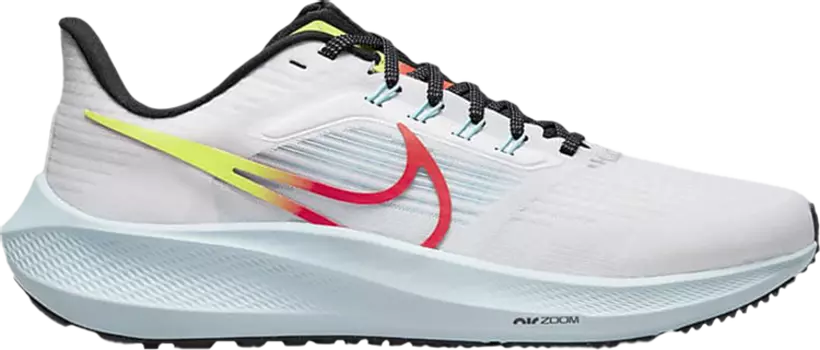 Кроссовки Nike Wmns Air Zoom Pegasus 39 'White Crimson Volt', белый