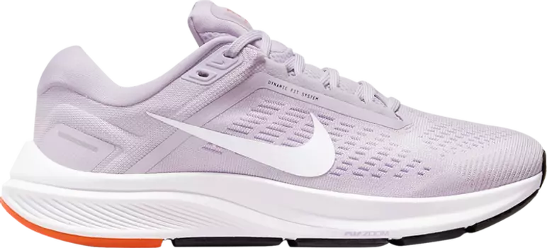Кроссовки Nike Wmns Air Zoom Structure 24 'Lilac Rush Orange', фиолетовый