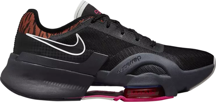 Кроссовки Nike Wmns Air Zoom SuperRep 3 'Black Tiger', черный