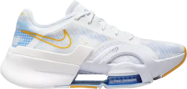 Кроссовки Nike Wmns Air Zoom SuperRep 3 'White University Gold', белый
