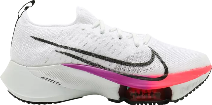 Кроссовки Nike Wmns Air Zoom Tempo NEXT% Flyknit 'White Hyper Violet', белый