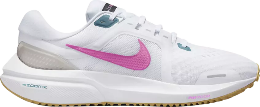 Кроссовки Nike Wmns Air Zoom Vomero 16 'White Pink Aqua', белый