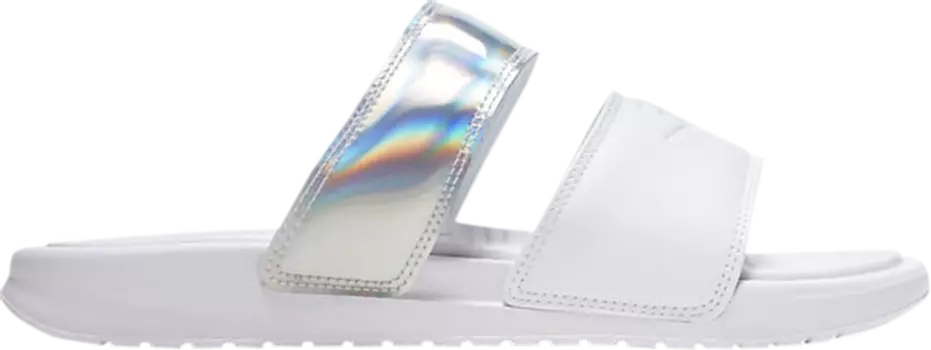 Кроссовки Nike Wmns Benassi Duo Ultra 'White Iridescent', белый