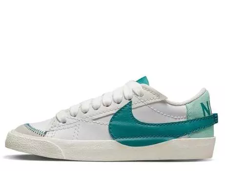 Кроссовки Nike Wmns Blazer Low '77 Jumbo, бирюзовый/бежевый/белый