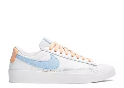 Кроссовки Nike WMNS BLAZER LOW LE 'PSYCHIC BLUE', белый