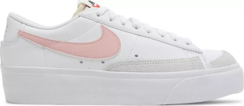 Кроссовки Nike Wmns Blazer Low Platform 'White Pink Glaze', белый