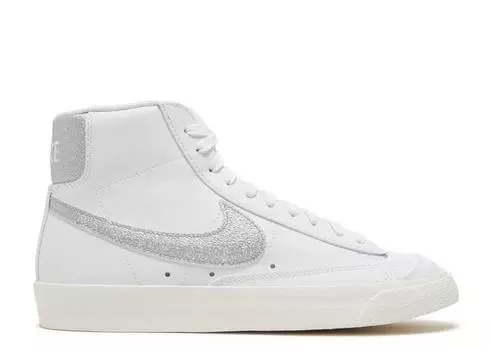 Кроссовки Nike WMNS BLAZER MID '77 ESSENTIAL 'WHITE METALLIC SILVER', белый