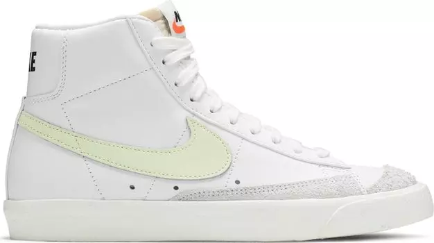 Кроссовки Nike Wmns Blazer Mid '77 'Barely Volt', белый