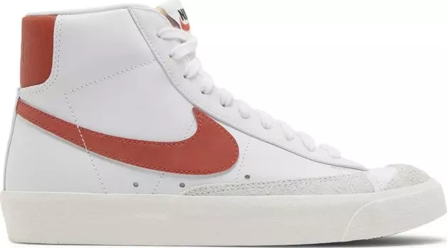 Кроссовки Nike Wmns Blazer Mid '77 'White Orange', белый