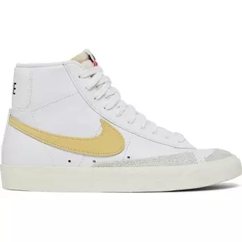 Кроссовки Nike Wmns Blazer Mid Hyper Crimson, белый/желтый