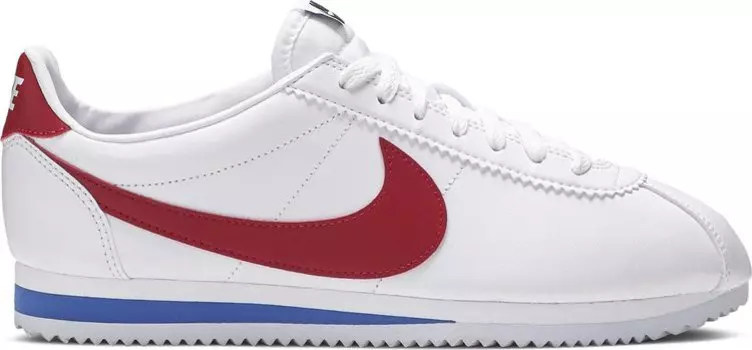 Кроссовки Nike Wmns Classic Cortez Leather 'White Red', белый