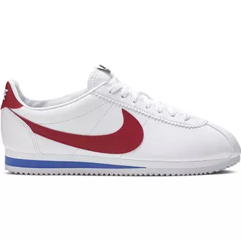 Кроссовки женские Nike Wmns Classic Cortez Leather, белый/красный