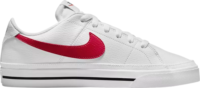 Кроссовки Nike Wmns Court Legacy 'White University Red', белый