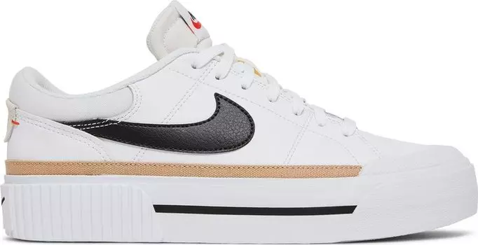 Кроссовки Nike Wmns Court Legacy Lift 'White Hemp', белый дубль