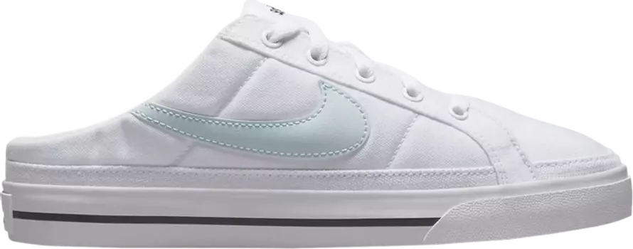 Кроссовки Nike Wmns Court Legacy Mule 'White Football Grey', белый