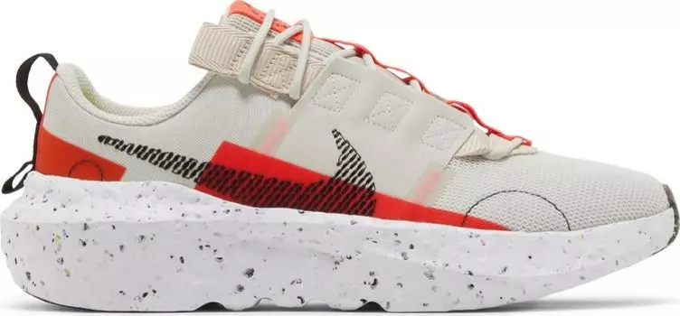 Кроссовки Nike Wmns Crater Impact 'Light Bone Bright Crimson', кремовый